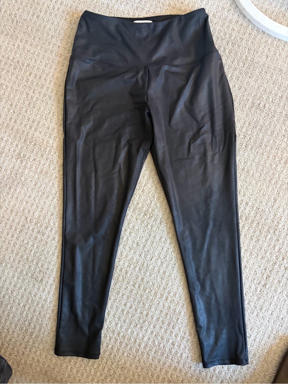 Rachel Zoe women’s Black Faux Leather Leggings